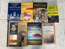 Vendo un Lotto di sette Libri usati e di vari generi letterari