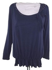 Bernardi Maglia Top Donna Blu