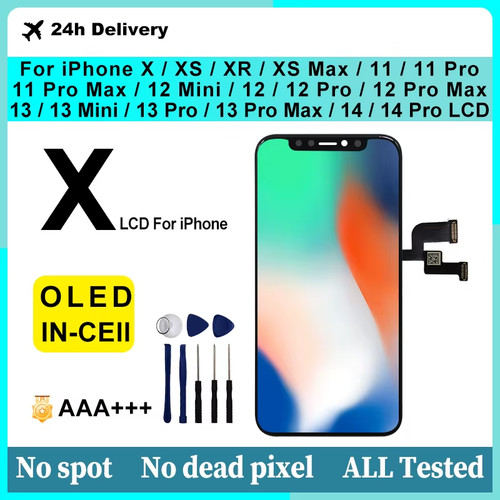 Oled per iphone display - x,