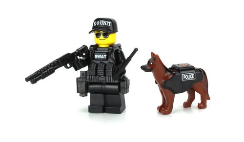 Battle brick con poliziotto - k9,