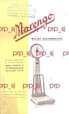 MARENGO ALESSANDRIA BILICO AUTOMATICO BILANCIA INDUSTRIALE 1958 CATALOGO