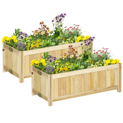 Outsunny set fioriere - set,