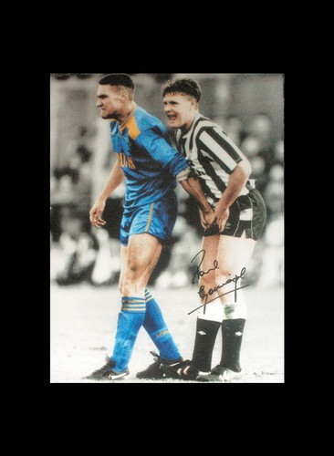 Paul gascoigne gazza firmato - gascoigne,