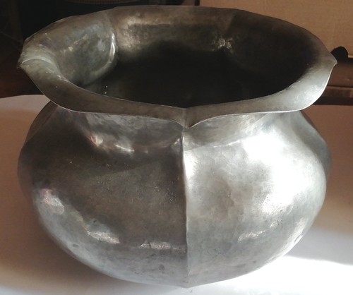 Vaso antico peltro - in,