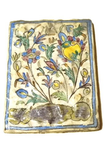 Piastrella fiori smaltati - fiori,