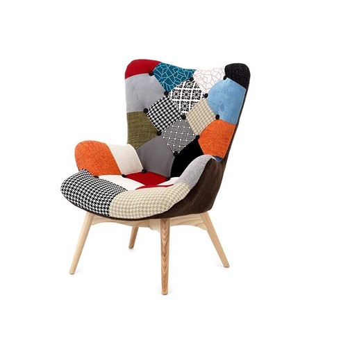 Poltrona sedia tessuto - sedia,