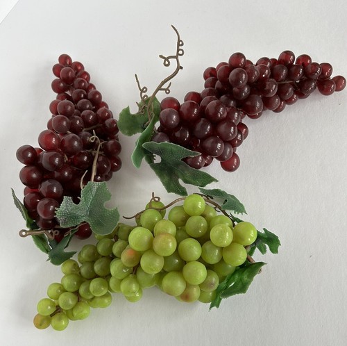 Uva foglia plastica - vintage, 3
