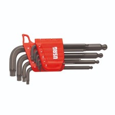 Kit 9 brugole chiavi maschio