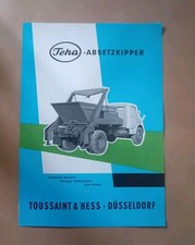 JEHA KIPPER CASSONI SCARRABILI OLDTIMER TRUCKS brochure epoca PROSPEKT 