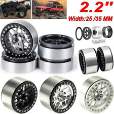 Cerchio ruota Beadlock in metallo 2,2" per cingolato 1/10 assiale Wraith SCX10 TRX-4 D90 RC