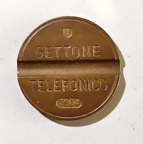 Gettone telefonico esm 7804 - gettone,