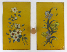 TWO FLORAL PAINTINGS PAINTED