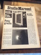 STUDIO MARCONI N°6/7 1976 ARNALDO POMODORO NEVELSON SCANAVINO DI BELLO CEROLI 