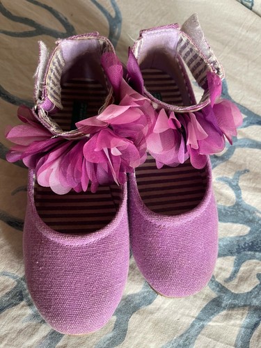 Scarpe ballerina tela lilla - scarpe,