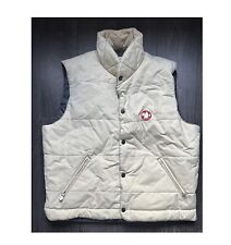 Gilet imbottito MURPHY & NYE uomo vela UK L grande beige poliammide ottime condizioni