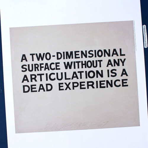 John baldessari surface poster - surface,