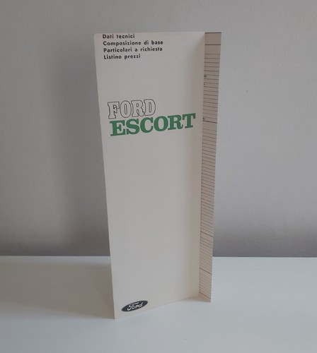 Ford escort depliant - escort,