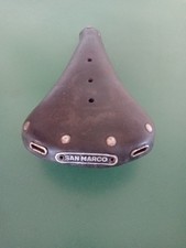 San Marco  sella In cuoio bici corsa epoca vintage 