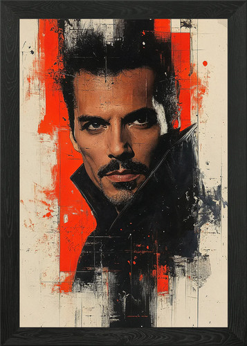 Quadro freddy mercury ritratto - quadro,