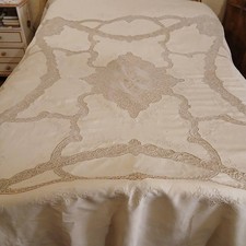Antico Copriletto Pizzo Di