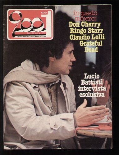 Ciao 2001 1978 - 43/1978, battisti