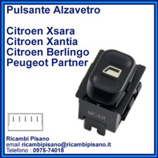 Pulsante Alzavetro Peugeot