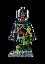Stampa PET opera Numerata ALTEREGO Pop Art LEGO Plastic Soldiers resin AlePiano