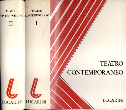Teatro contemporaneo vol - i,