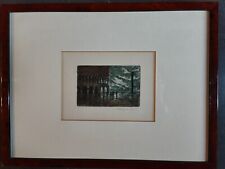 GIUSEPPE MITI ZANETTI MITIZANETTI ACQUAFORTE URAGANO VENEZIA FINE 800 8X12