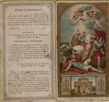 SANTINO HOLY CARD biglietto d'