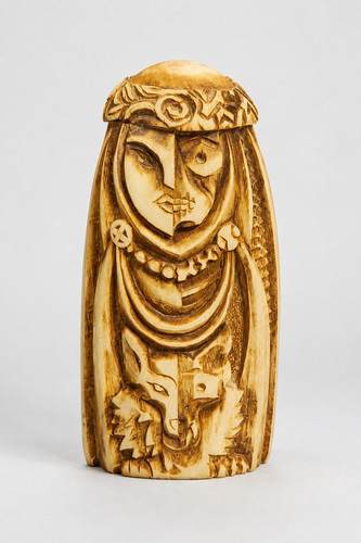 Statua hel norrena legno - hel, di