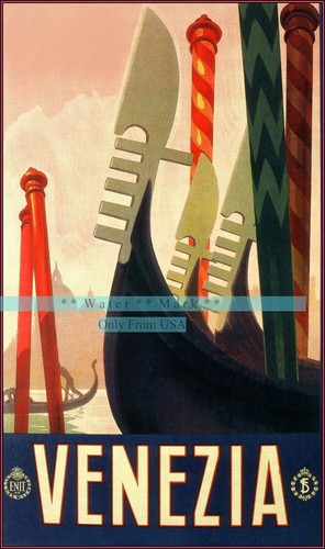 Venezia 1928 gondole - gondole,