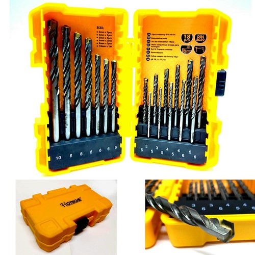 Set punte trapano per muro - 18,