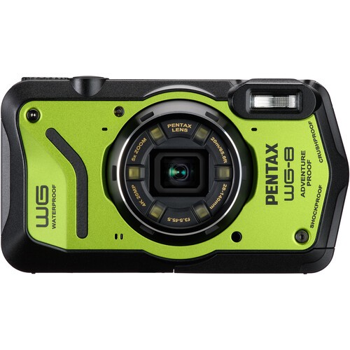 Pentax green - wg-8,