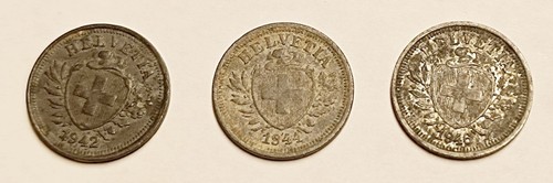 Svizzera monete 1 - svizzera, rappen