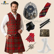 Set kilt tartan drago gallese
