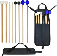 Kit Mazze per Batteria, 4 Paia