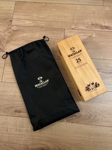Macallan wooden box years - wooden,