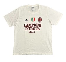 MAGLIA T-SHIRT AC MILAN CELEBRATIVA SCUDETTO 2010/11 ADIDAS JERSEY TRIKOT SHIRT