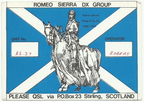 Stirling scozia qsl - stirling, scozia,