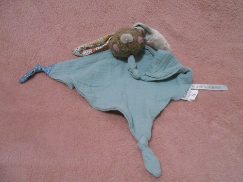 Doudou lapin marron - doudou,