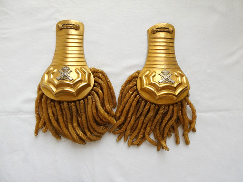 Coppia spalline metallo - spalline,