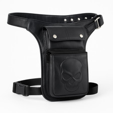 Geniune Leather Waist Bag, Leather Skull Bag, Leather Waist Bag For Men, Women