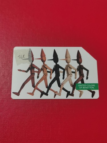 Scheda telefonica benetton - scheda,