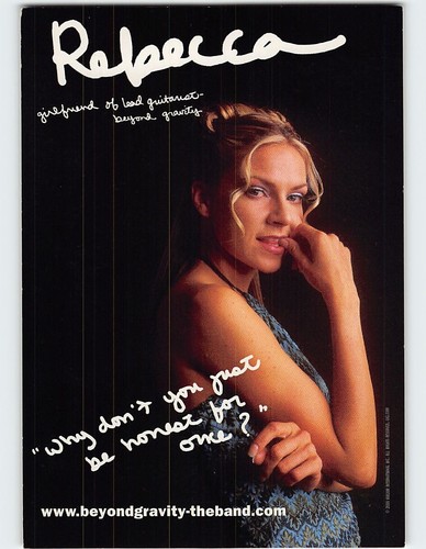 Cartolina rebeca oltre - cartolina, rebeca,