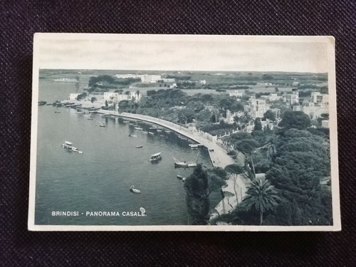 Cartolina brindisi panorama - brindisi,