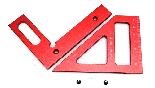 Squadra calibro quadrato in - 3d,