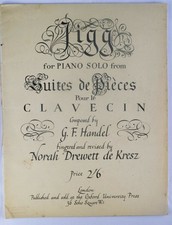 Handel Jig per pianoforte solo