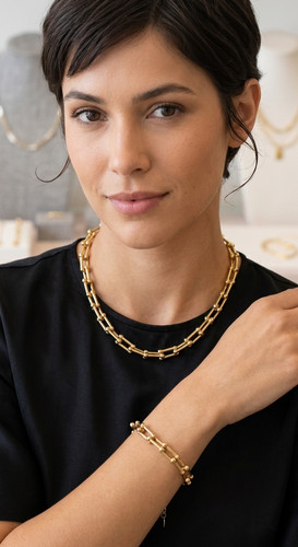 Collana bracciale donna - +,