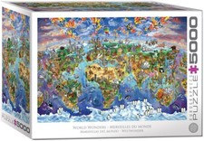 World Wonders puzzle 5000 pezzi eurografico nuovo